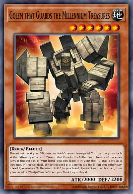 Golem that Guards the Millennium Treasures — 2025 Mega-Pack Tin EN208