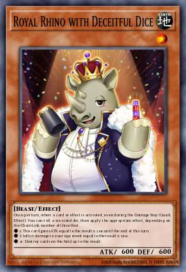 Royal Rhino with Deceitful Dice — Phantom Nightmare EN036