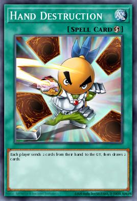 Destruição da Mão — Onslaught of the Fire Kings Structure Deck EN028