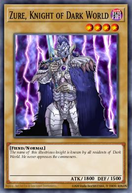 Zure, Cavaleiro do Mundo das Trevas — Structure Deck: Dark World EN016