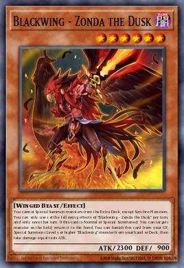 Blackwing - Zonda the Dusk — Darkwing Blast EN005