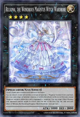 Rilliona, a Maravilhosa Magistus do Guarda-Roupa de Bruxas