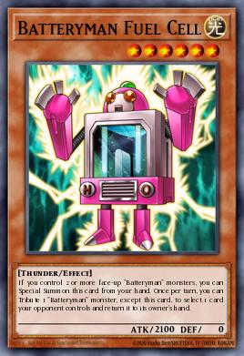 Homem-Bateria Célula Combustível — The Shining Darkness Sneak Peek Participation Card EN035