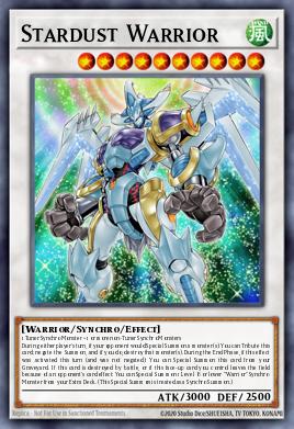Guerreiro da Poeira Estelar — Legendary Duelists: Synchro Storm EN052