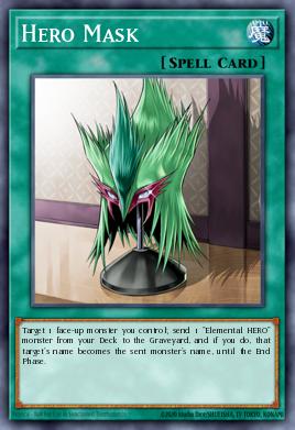 Máscara do Herói — HERO Strike Structure Deck EN027