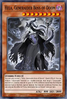 Hela, Chefe Generaidora da Perdição — Mystic Fighters EN032