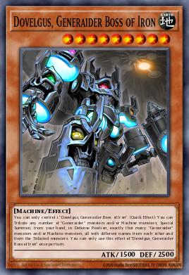 Dovelgus, Chefe Generaidor do Ferro — Mystic Fighters EN029