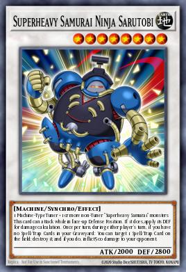Samurai Superpesado Ninja Sarutobi — 2017 Mega-Tin Mega Pack EN149