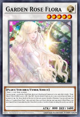 Flora da Rosa do Jardim — Legendary 5D's Decks ENA33