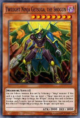 Ninja do Crepúsculo Getsuga, o Shogun — 2016 Mega-Tin Mega Pack EN188