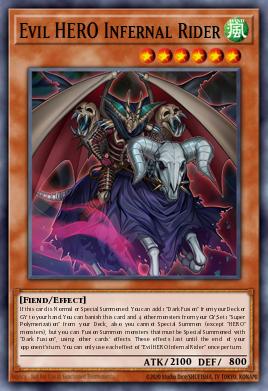 Evil HERO Infernal Rider — Supreme Darkness EN003