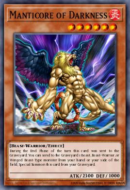 Mantícora das Trevas — Onslaught of the Fire Kings Structure Deck EN005