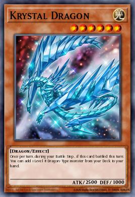 Dragão de Kristal — Yu-Gi-Oh! The Dark Side of Dimensions Movie Pack: Gold Edition ENSE2