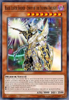 Soldado do Lustro Negro - Enviado do Anoitecer do Crepúsculo — Astral Pack Eight EN008