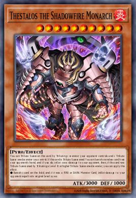 Thestalos the Shadowfire Monarch — Duelist Nexus EN023