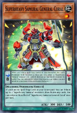 General Samurai Superpesado de Coral — 2016 Mega-Tin Mega Pack EN182