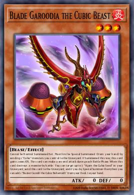 Lâmina Garoodia, a Besta Cúbica — Yu-Gi-Oh! The Dark Side of Dimensions Movie Pack: Gold Edition EN034