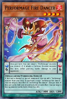 Performage Fire Dancer — Maze of the Master EN049