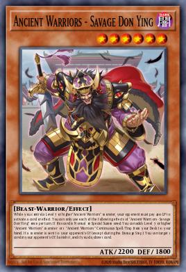 Guerreiros Antigos - Don Ying Selvagem — Dimension Force EN024