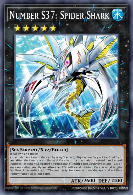 Number S37: Spider Shark — Battles of Legend: Monster Mayhem EN037