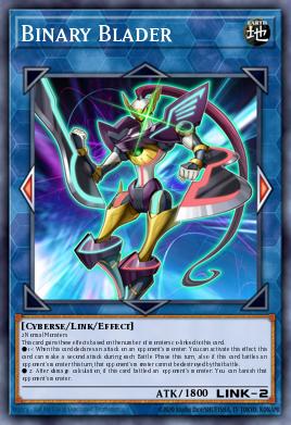 Lâmina Binária — Lightning Overdrive Premiere! promotional card EN096