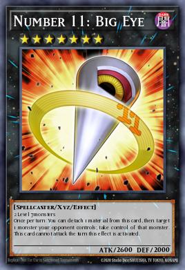 Número 11: Grande Olho — Astral Pack Six EN002