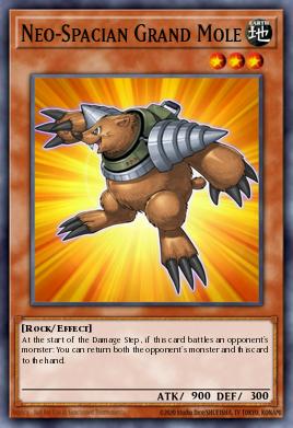 Grande Toupeira Neoespacial — HERO Strike Structure Deck EN013