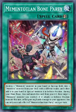 Mementotlan Bone Party — Valiant Smashers EN009