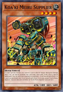 Fornecedor Koa'ki Meiru — Rise of the Duelist Premiere! promotional card EN030
