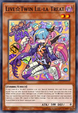 Live☆Gêmea Lil-la Travessa — Blazing Vortex Premiere! promotional card EN028