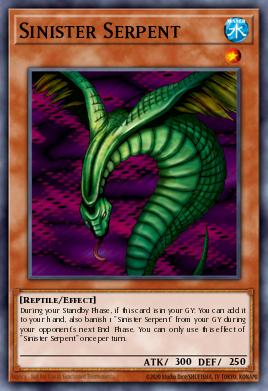 Serpente Sinistra — Speed Duel Tournament Pack 5 EN016