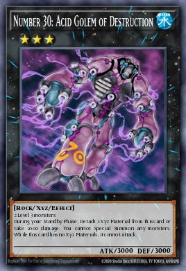 Número 30: Gólem de Ácido da Destruição — Return of the Duelist: Special Edition ENSE2
