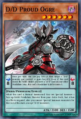 D/D Ogro Orgulhoso — Pendulum Domination Structure Deck EN014