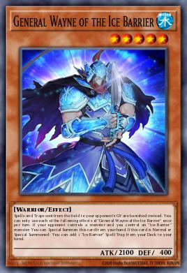 General Wayne da Barreira de Gelo — Structure Deck: Freezing Chains EN001