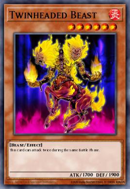 Twinheaded Beast — Yu-Gi-Oh! Destiny Board Traveler promotional cards EN003