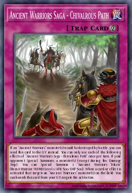 Saga dos Guerreiros Antigos - Caminho Valoroso — Blazing Vortex Premiere! promotional card EN074