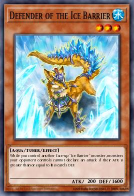 Defensor da Barreira de Gelo — Structure Deck: Freezing Chains EN009