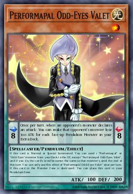 Performapal Odd-Eyes Valet — Legendary Arc-V Decks ENO14