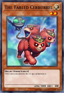 O Cerburrel Mitológico — Realm of Light Structure Deck EN021