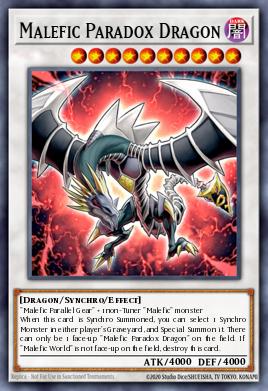 Dragão Paradoxo Perniciosa — Yu-Gi-Oh! 3D Bonds Beyond Time Movie Pack EN007