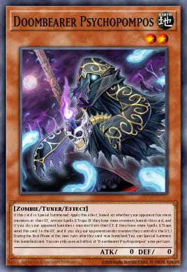 Psicopompo, o Portador da Perdição — Dawn of Majesty Premiere! promotional card EN028