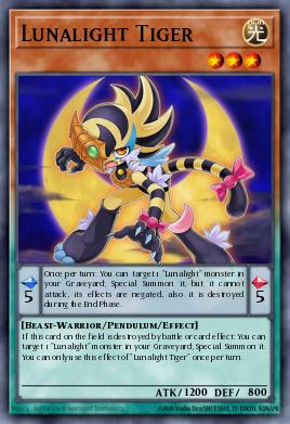 Tigresa Luzlunar — Legendary Arc-V Decks ENL04