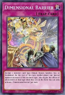 Barragem Dimensional