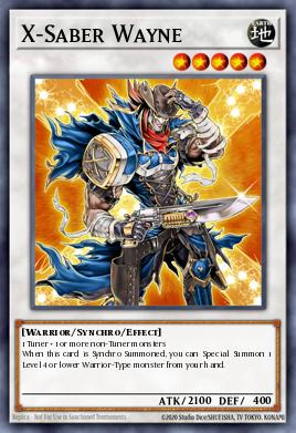 Sabre-X Wayne — Starter Deck: Duelist Toolbox EN042