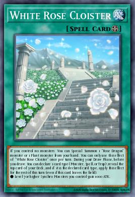 Claustro das Rosas Brancas — Legendary 5D's Decks ENA22