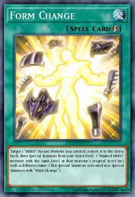 Mudar a Forma — HERO Strike Structure Deck EN020