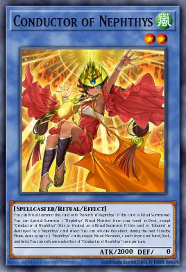 Condutora de Nephthys — Phantom Rage Premiere! promotional card EN030