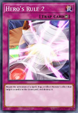 Hero's Rule 2 — Duelist Pack: Jaden Yuki 3 EN025
