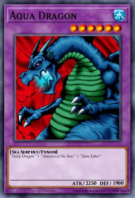 Aqua Dragon — McDonald's Promotional Cards 2 EN013