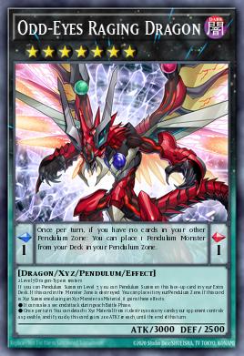 Dragão Furioso de Olhos Anômalos — Legendary Arc-V Decks ENO29